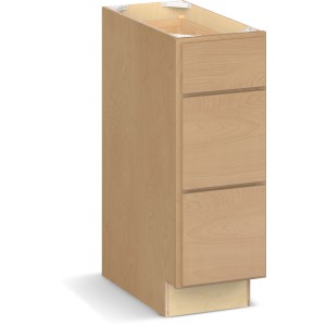 RELIABILT Parkstone II Base Cabinet, Wheat Stained, 12" W, 3 Drawers, Fully Assembled - 641098 | Lowe's Pro Supply